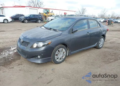 2009 Toyota Corolla S z USA, uszkodzony, nr VIN 2T1BU40E09C121551
